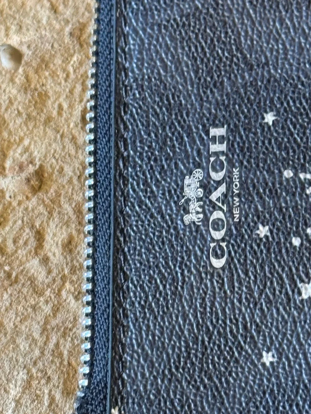 COACH Navy Blue Snowflake craft supplies materials scrapbook arts sewing